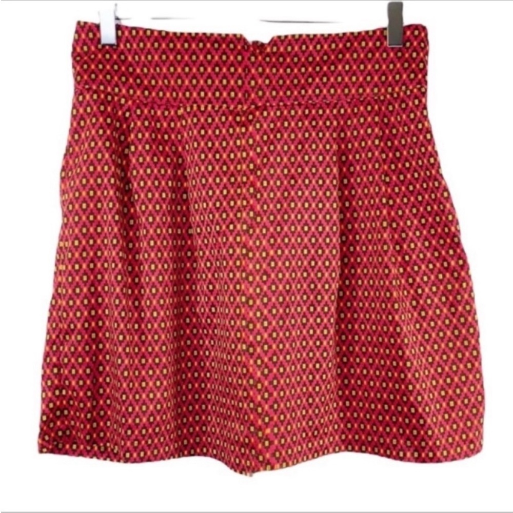 TULLE mini skirt M red